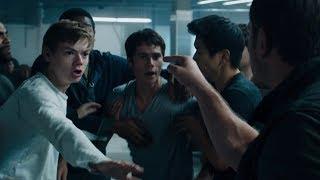 Thomas starts a fight to steal the key card [The Scorch Trials]