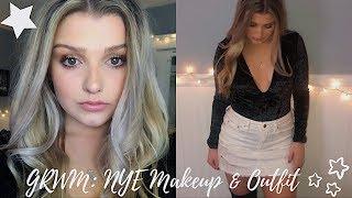 GRWM: New Year's Eve Makeup & Outfit