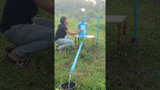 Amazing Idea to make impressive manaul water pump #shorts #diy #home #freeenergy