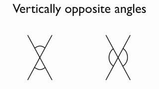 Vertically opposite angles