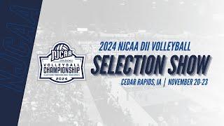 2024 NJCAA DII Volleyball Selection Show | Cedar Rapids, IA