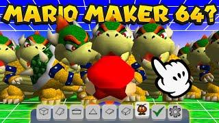 Mario Maker 64?! This Fan-Made Mario 64 Level Creator is INCREDIBLE