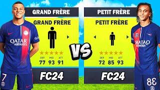 Grands Frères vs. Petits Frères sur Fc24 ! (Qui sont les meilleurs !?)