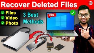 How to Recover Deleted Photos From SD Card Free | How to Recover Photos, Videos, Documents, Files