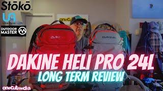 Dakine Heli Pro 24 backpack long term review  Avalanche Pack onecutmedia