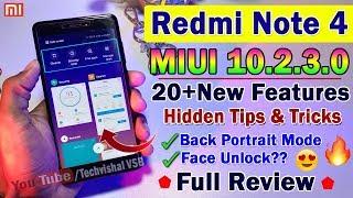 Redmi Note 4 MIUI 10.2.3.0 Stable Update Full Review | 20+ New Hidden Features | Back Portrait Mode