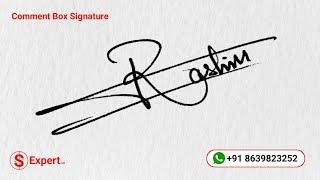  Comment Box Signature | How to Signature Your Name | How to Make Signature | Part 2