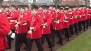 1st Battalion, Irish Guards on St Patricks Day, 2012.