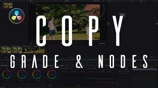 Guide to copy look and nodes from shot to shot (DaVinci Resolve)