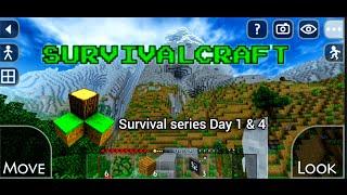 Survival craft 2  series day 1-4 Mini block craft