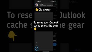 How to reset cache to update your new avatar image on Microsoft Outlook app