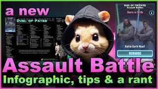 NEW Assault Battle: DUEL of FATES - Understanding REWARDS, new INFOGRAPHIC, a brief rant! :) SWGOH