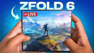 Playing Fortnite Mobile For The First Time On My Samsung Z Fold6 #PlayGalaxy