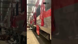 Journey Of Transformation: LHB Coach Painting #shorts #viral #indianrailways #train