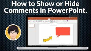 How to Show or Hide Comments in PowerPoint | Hide Comments in PowerPoint