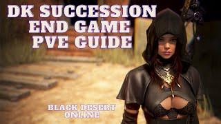 NEW Succession Dark Knight End Game PvE Guide  Crystals  Add Ons  Skill Rotation  BDO