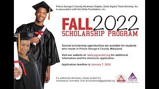 PGCAC TV: Scholarships