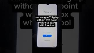 Samsung m022g frp bypass without test point. #viralvideo #shorts #viralshorts