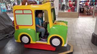 ZF Kids playing cars and trucks at the shopping mall With ZF Kids