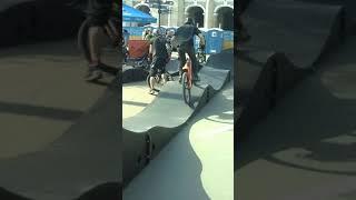 Экстрим на велосипеде...