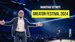 Greator Festival 2024 - Mainstage Keynote Andreas Buhr