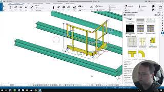 How to make handrails in Tekla Structures - Industrial Handrail Component tutorial