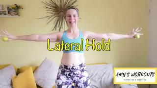 Amy's Amazing Arms Workout. Total Body Conditioning. (10 Minutes, Low Impact, No Floor-Work)