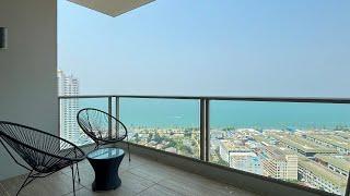 HIGH FLOOR | Two-bedroom with stunning sea views at The Riviera Jomtien in Pattaya!