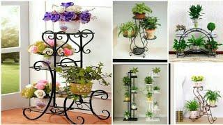 Metal Flower Pot Stands || Plant Stand Ideas || Indoor Garden