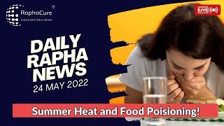 Rapha Live Summer Heat and Food Poisoning! #summer #food #raphalive