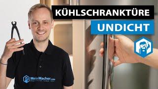 Rückwand vom Kühlschrank vereist - Dichtung liegt nicht an - Tür schließt nicht | MeinMacher