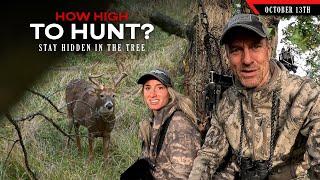 How High Should you Hunt? - Hiding Behind the Tree | Bowhunting Whitetails w/ Bill Winke