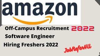 Amazon off campus drive 2022 | Hiring freshers 2022 | FresherJob #jobrefer4u #job2022 #job #amazon