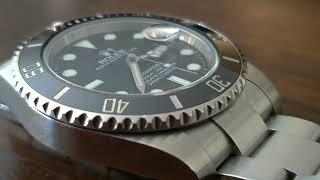 Discontinued Rolex Submariner date 116610LN worn for 7 years