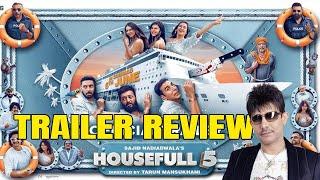HOUSEFULL 5 MOVIE TRAILER REVIEW | KRK | #housefull5 #housefull5trailer #housefull5teaser #krkreview