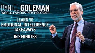 2 Minutes of EMOTIONAL INTELLIGENCE TAKEAWAYS from Daniel Goleman | BRAND MINDS