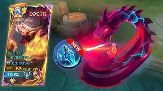 HAYABUSA LATE GAME THIS ITEM BEST HAYABUSA try this builds -Mobile Legends