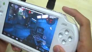 视频: 带操作杆的X-Rover安卓游戏机Android Game Pad