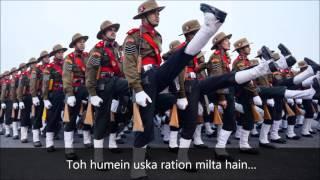 Badluram Ka Badan original song – Assam Regiment Marching Song with lyric