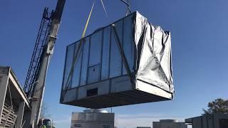 New Arrival! 400 Ton BAC Cooling Tower - Unloading