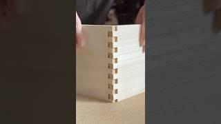 Rail-Guided Box Joint Jig 1.0 #shorts #woodworking #diy