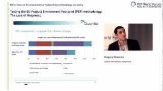 Gregory Simonnin - Nespresso case of EU Product Environmental Footprint methodology