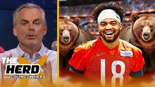 THE HERD | Colin outburst Bears Rookie Caleb Williams Impresses Media Amid QB Debate