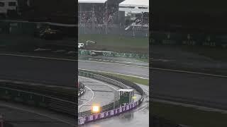 Así fue el ACCIDENTE de COLAPINTO en la clasificación visto desde la tribuna #f1 #car #viralvideo