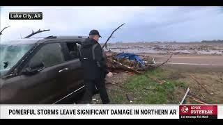 Live In The Field: Arkansas Tornado Damage