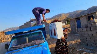 "The project of installing planks on the roof of Mohammad's house: successful cooperation with Abu