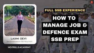 Laxmi Devi - Recommended in her 8th Attempt for SSC Navy Tech Entry from Vizag Board | Full SSB Exp