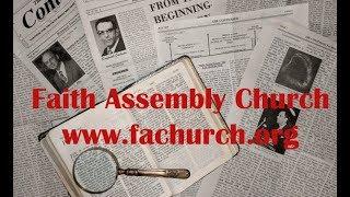 When Israel Does This, Tape 1 - Rev. Raymond Jackson - Faith Assembly Church