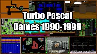 Turbo Pascal Games 1990 - 1999 / Турбо Паскаль игры 90-х / Игры на паскале / MS-DOS, Windows