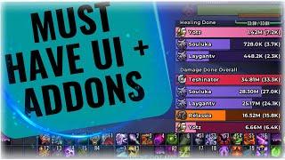 ADDONS AND WEAK AURAS YOU NEED!! + UI SETUP! - DRAGONFLIGHT